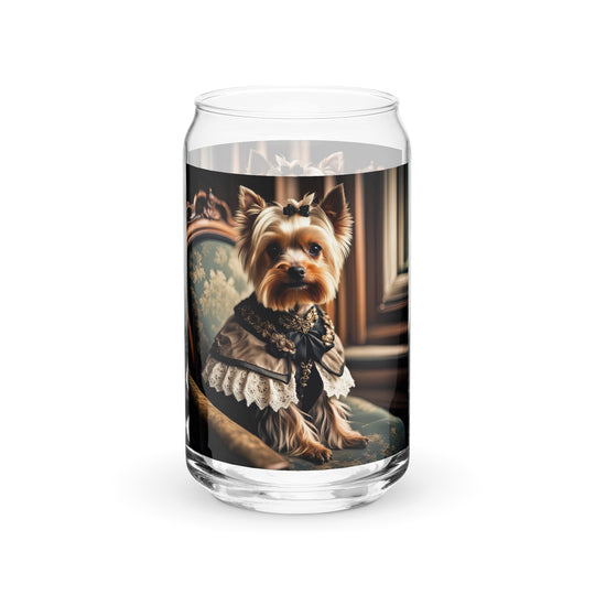 Yorkshire Terrier- Can-shaped glass