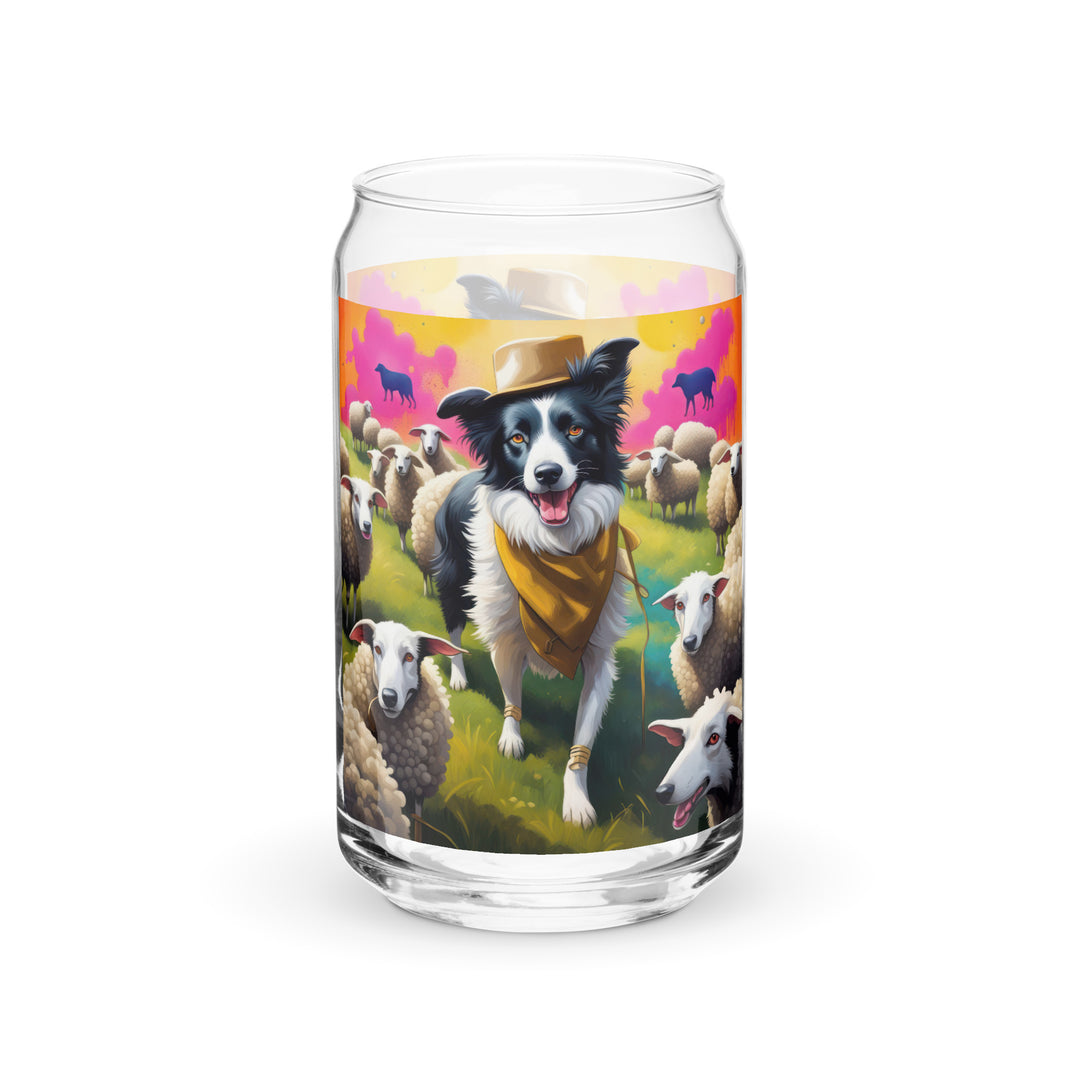 Australian Shepherd- Can-shaped glass v2