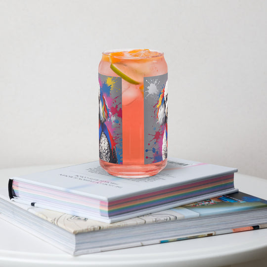 Poodle- Can-shaped glass V5