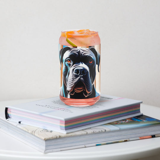 Can-shaped glass-Cane Corso