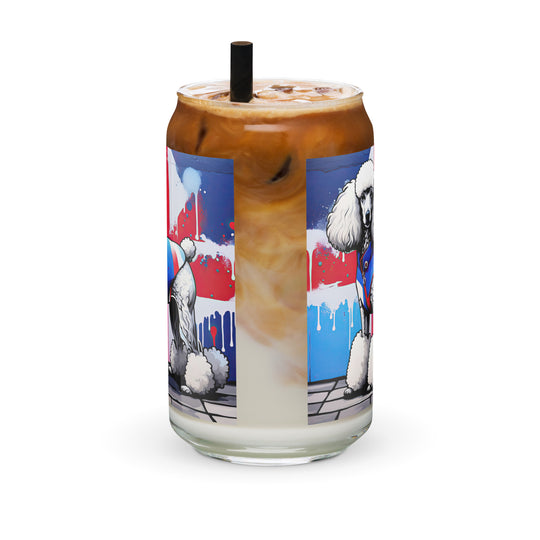 Poodle- Can-shaped glass V3