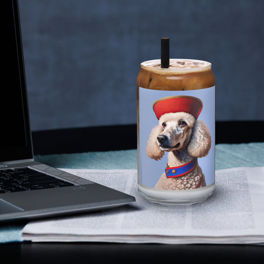 Poodle- Can-shaped glass V4