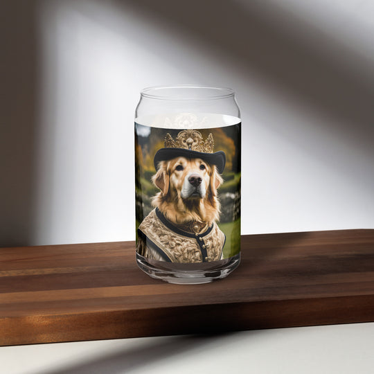 Golden Retriever- Can-shaped glass