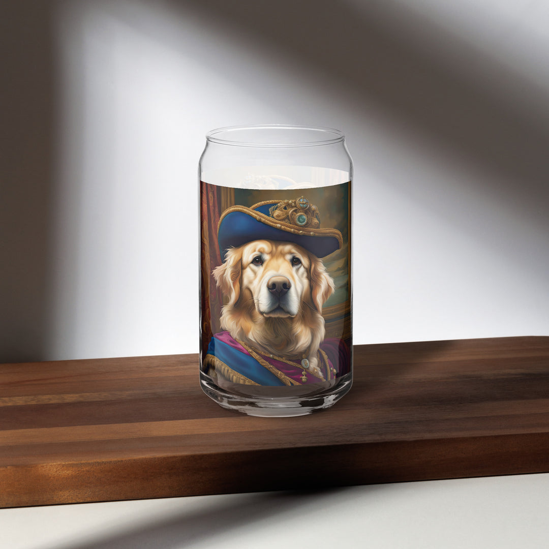 Golden Retriever- Can-shaped glass v5