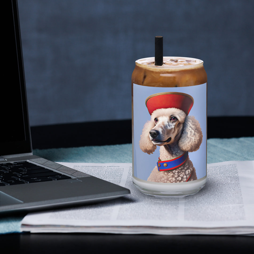 Poodle- Can-shaped glass V4