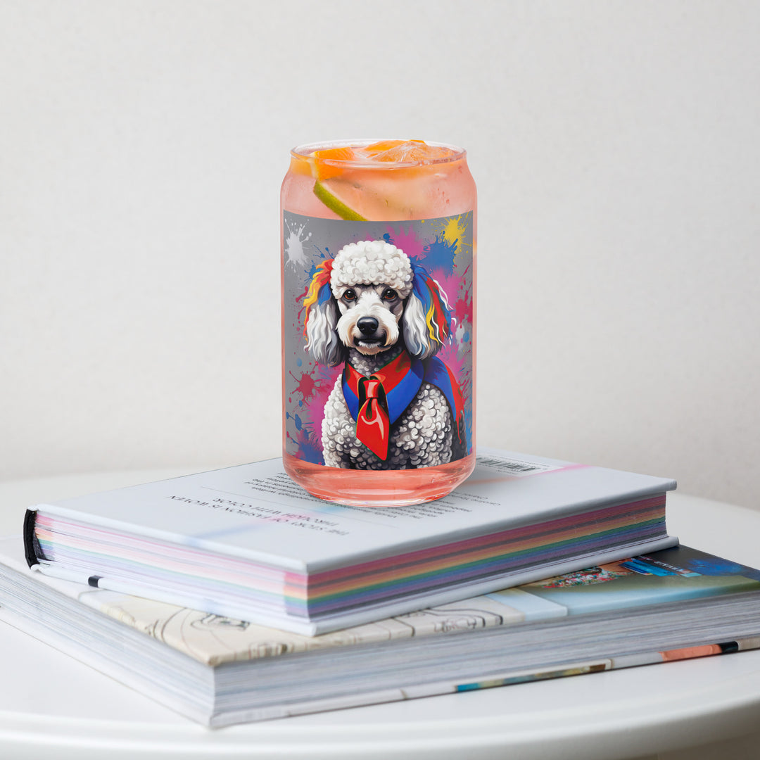 Poodle- Can-shaped glass V5