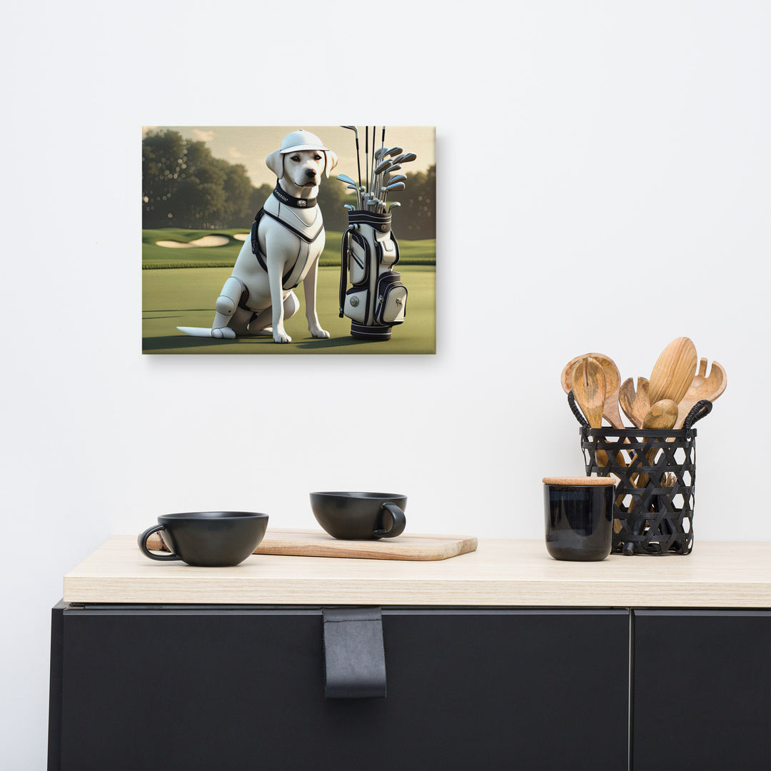 Canvas-Labrador Retriever Golfer V6