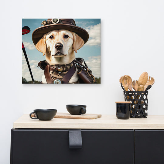 Canvas-Labrador Retriever Golfer V20