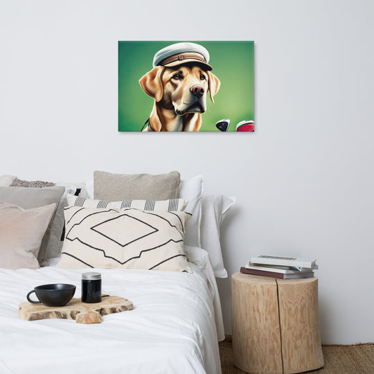 Canvas-Labrador Retriever Golfer V3