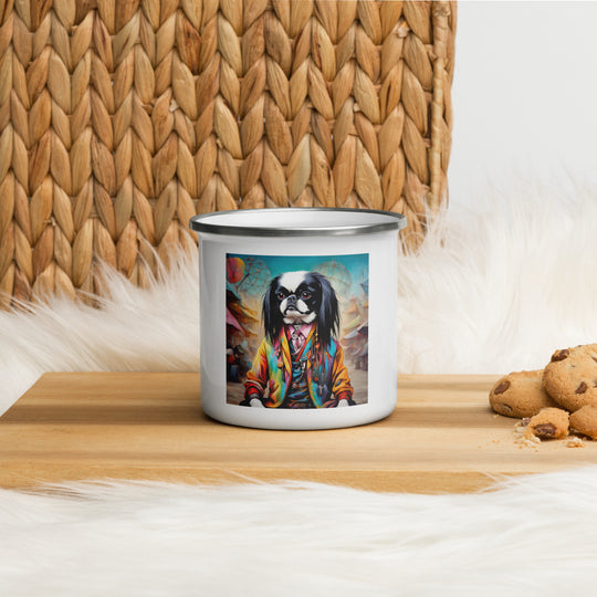 Enamel Mug-Japanese Chin