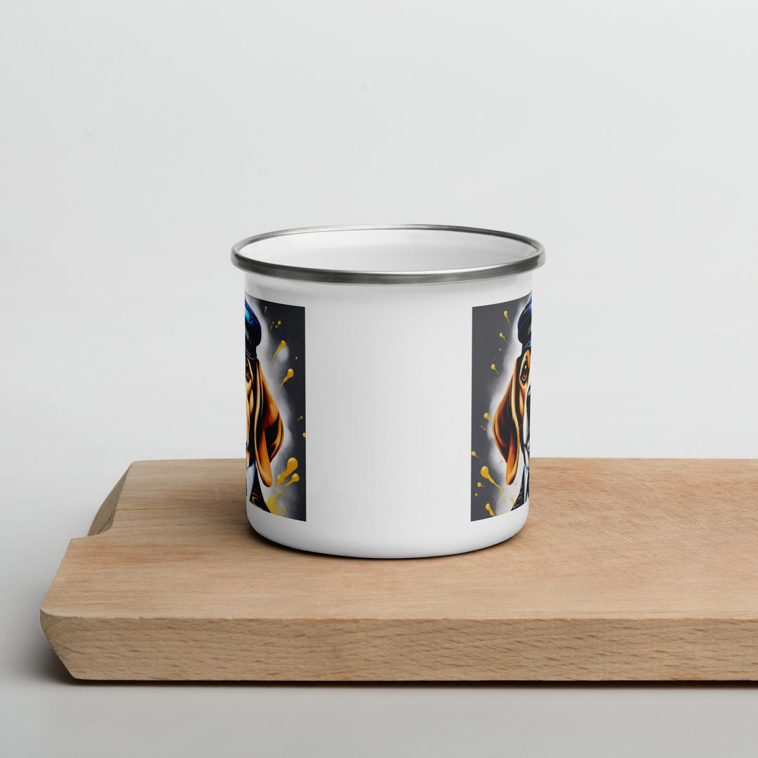 Beagle- Enamel Mug v5