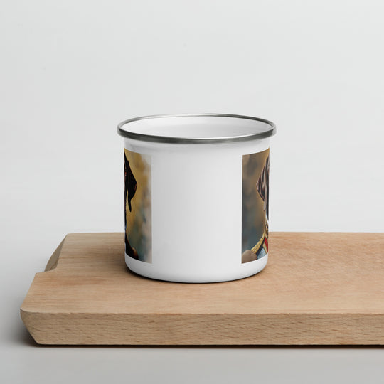 German Shorthaired Pointer- Enamel Mug