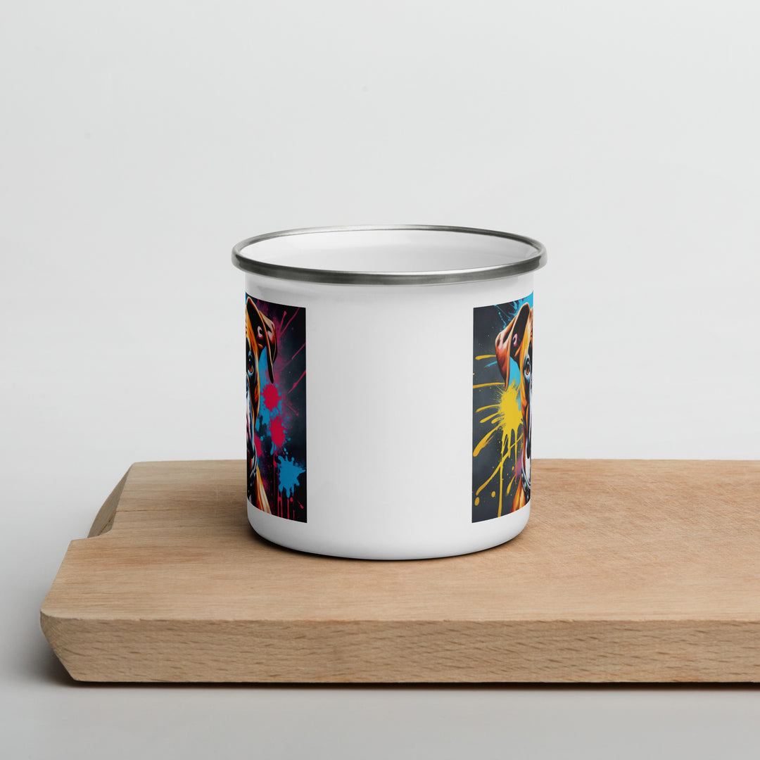 Boxer- Enamel Mug