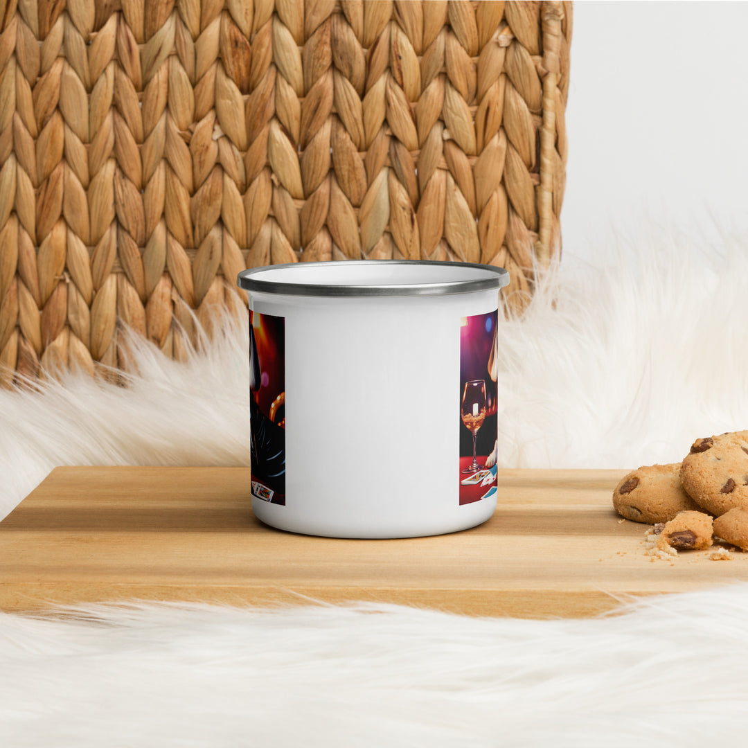 Cavachon- Enamel Mug v5