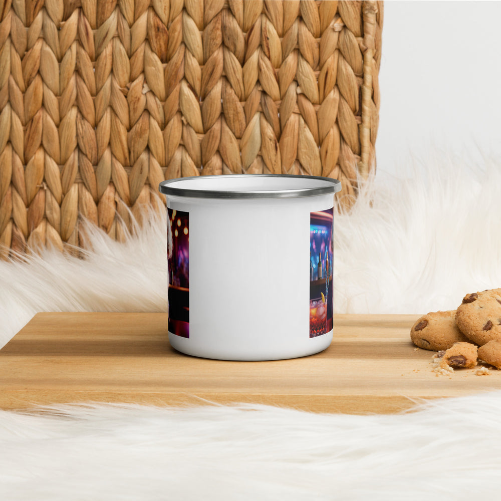 Cavachon- Enamel Mug v14