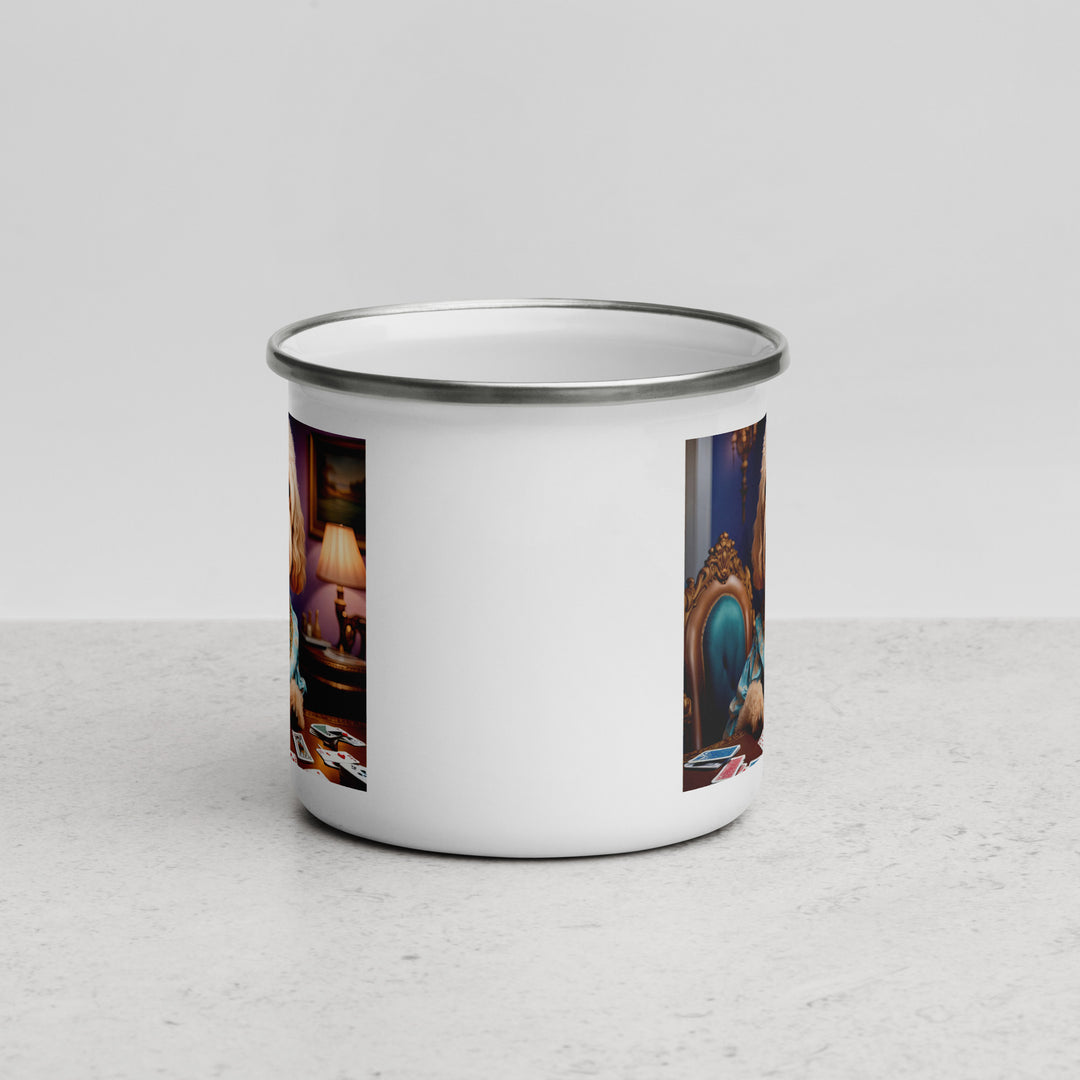 Goldendoodle- Enamel Mug v3