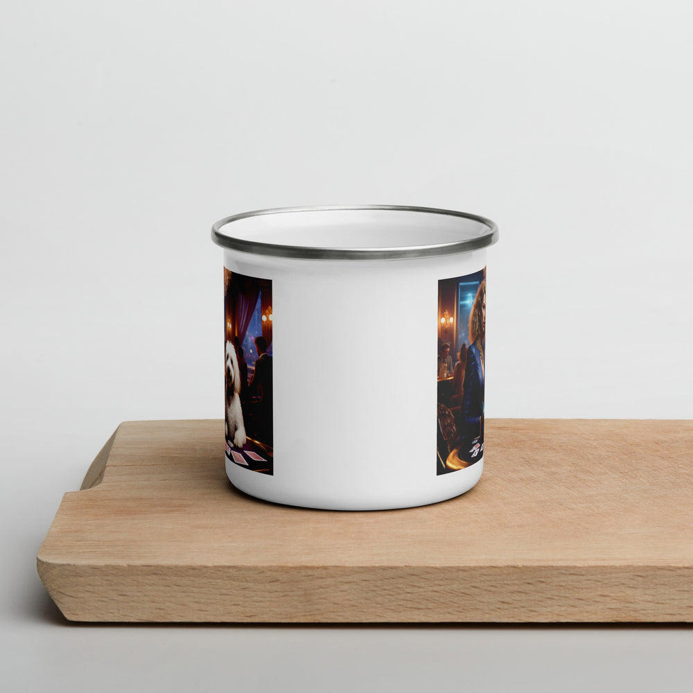 Goldendoodle- Enamel Mug v22