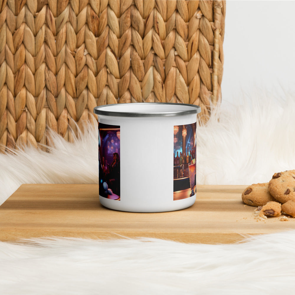 Pugapoo General- Enamel Mug v4