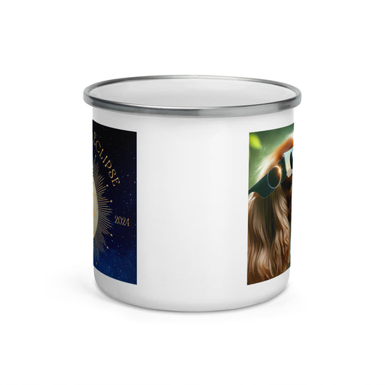 Cavalier King Charles Spaniel Eclipse- Enamel Mug v2