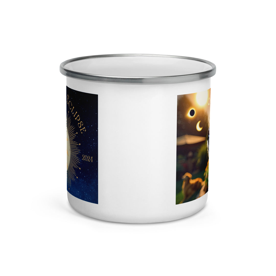 Golden Retriever Eclipse- Enamel Mug v2