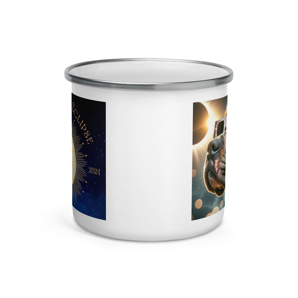 Catahoula Bulldog Eclipse- Enamel Mug v2