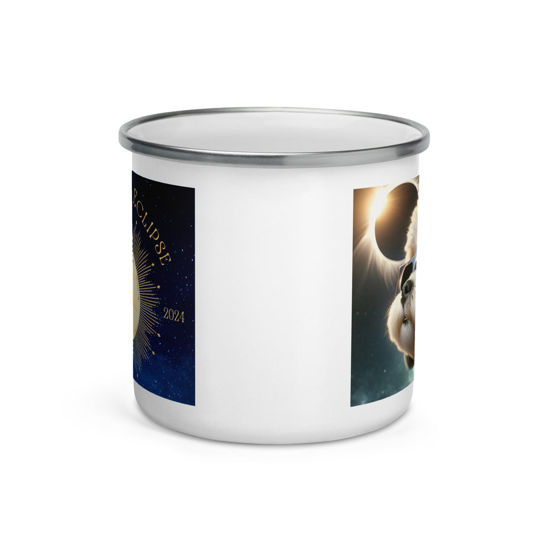 Cavachon Eclipse- Enamel Mug