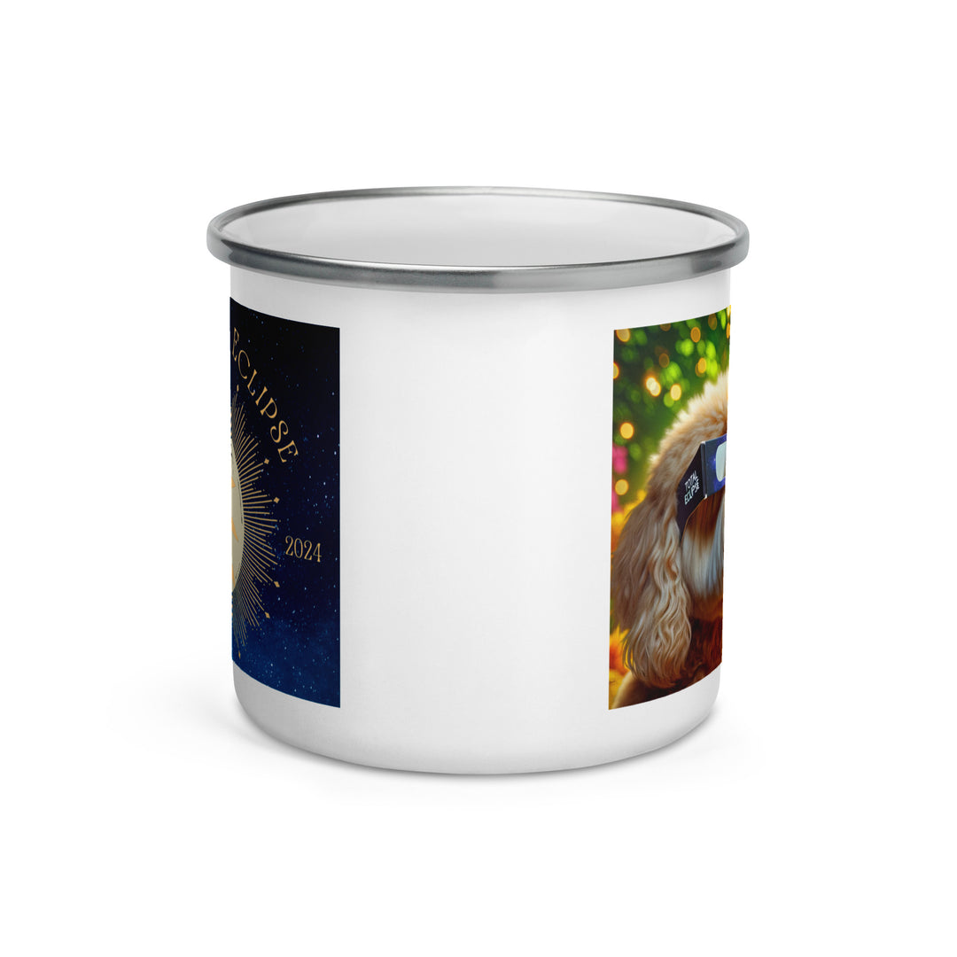 Labradoodle Eclipse- Enamel Mug