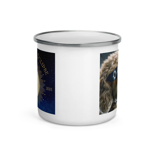 Labradoodle Eclipse- Enamel Mug v2