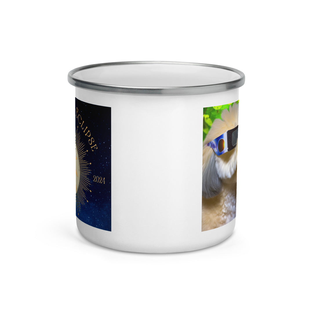 Maltipoo Eclipse- Enamel Mug v2