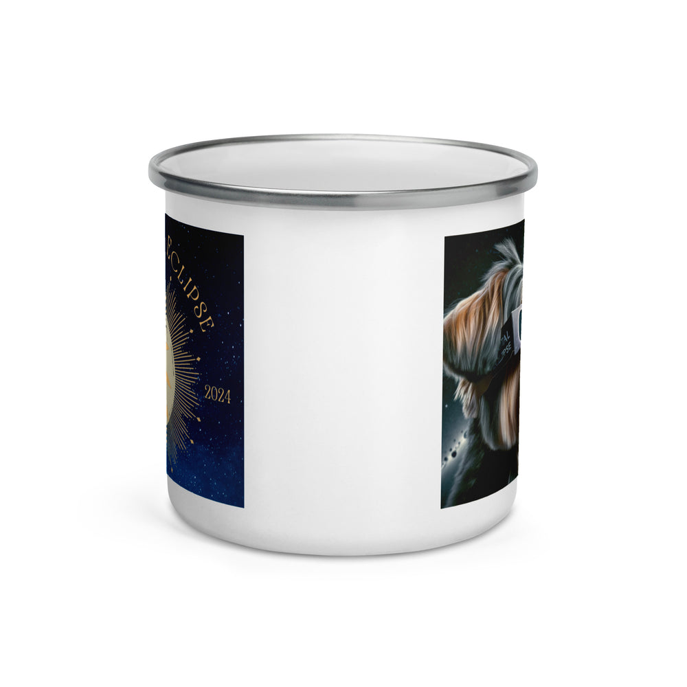 Morkie Eclipse- Enamel Mug