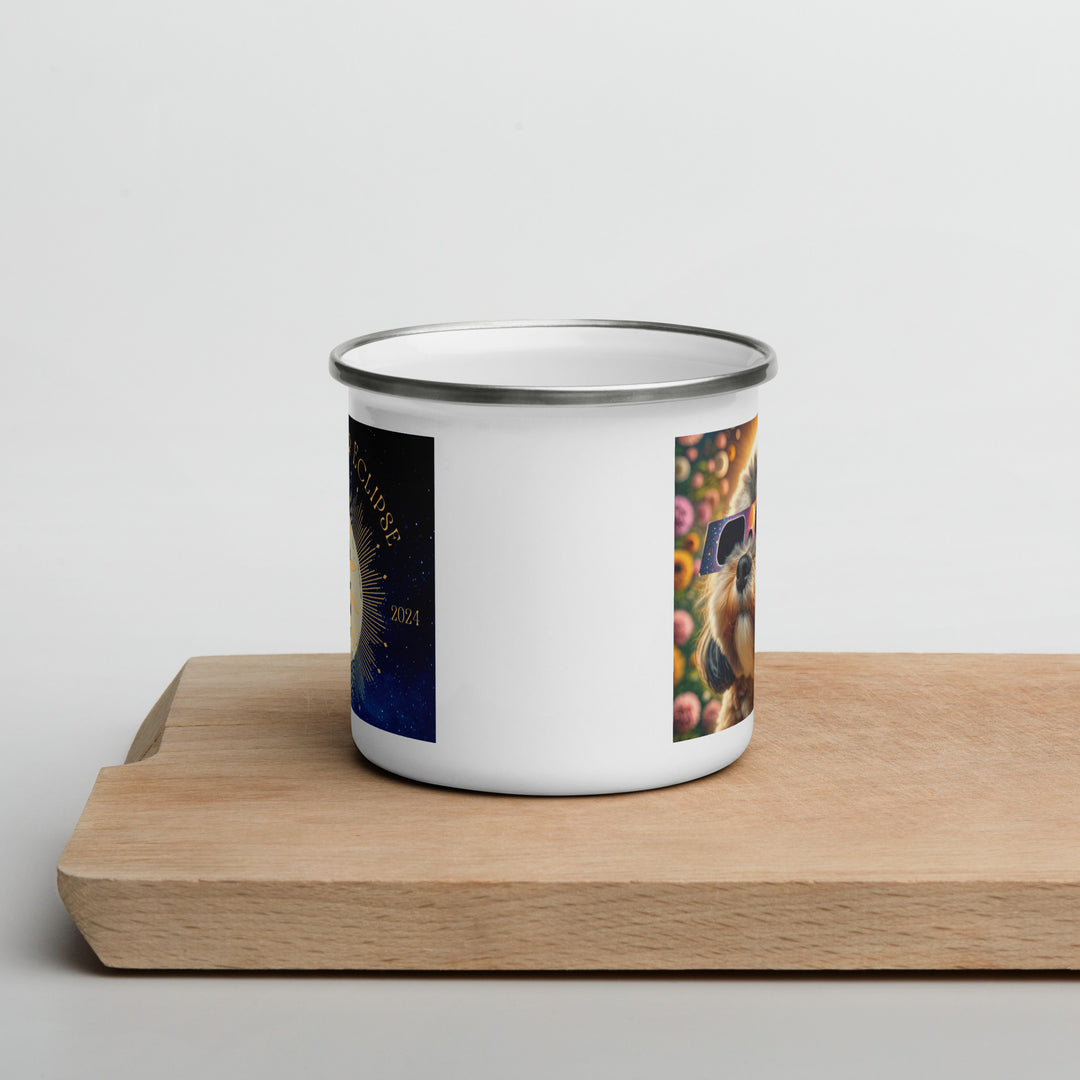 Shih Poo Eclipse- Enamel Mug v2