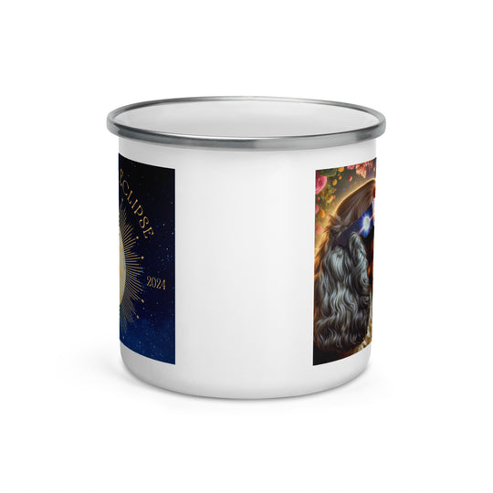 Sprocker Spaniel Eclipse- Enamel Mug v2