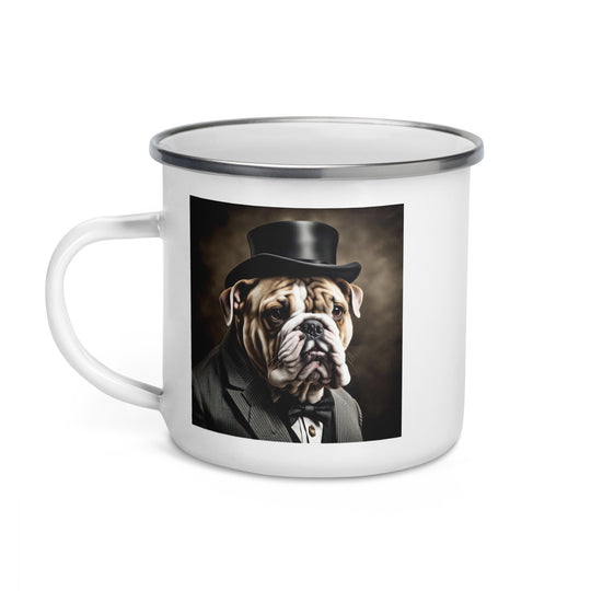 Bulldog- Enamel Mug