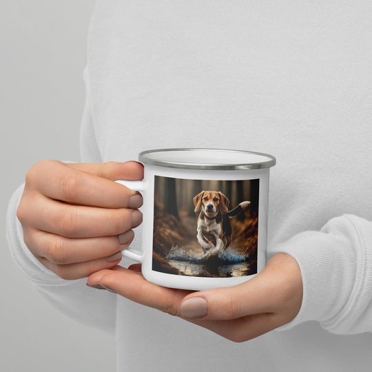 Beagle- Enamel Mug v3