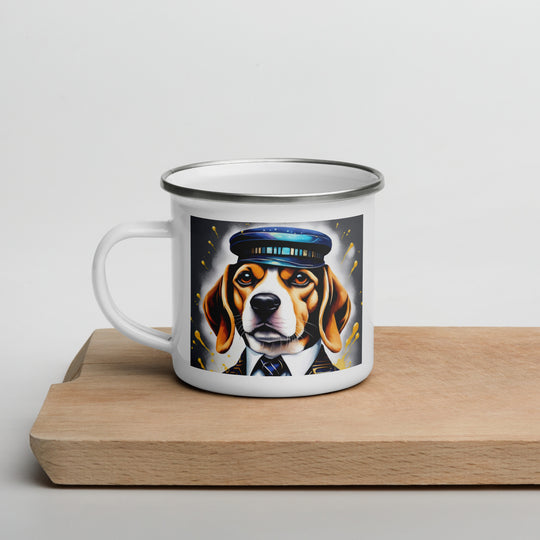 Beagle- Enamel Mug v5