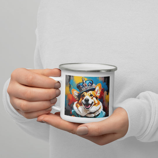 Pembroke Welsh Corgi- Enamel Mug v2