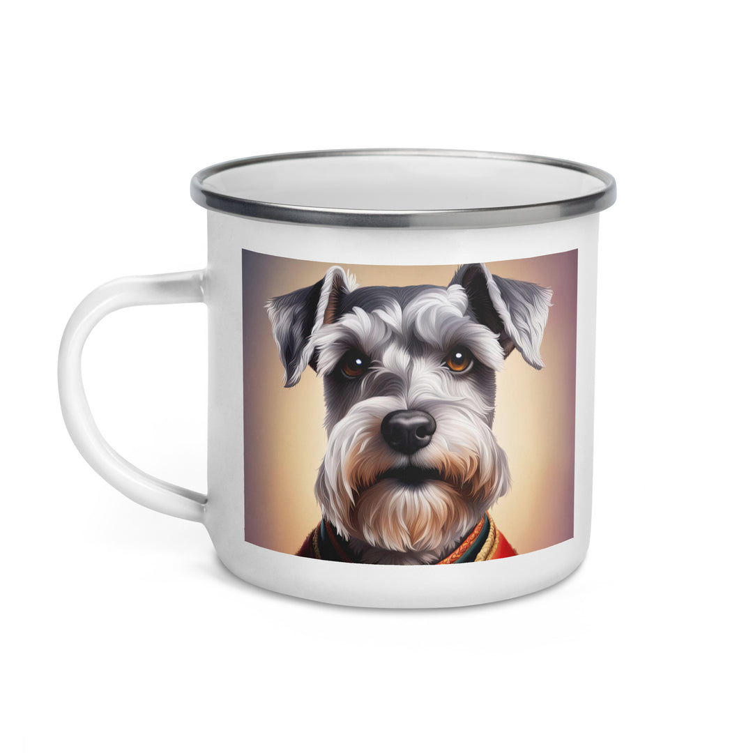 Miniature Schnauzer- Enamel Mug