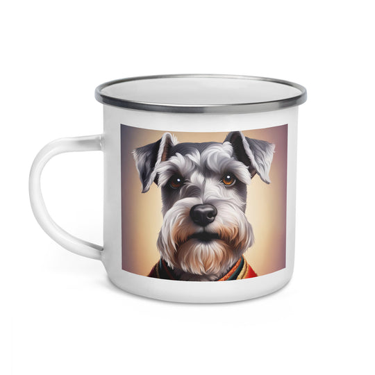 Miniature Schnauzer- Enamel Mug