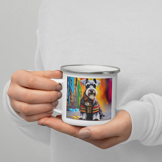 Miniature Schnauzer- Enamel Mug v2