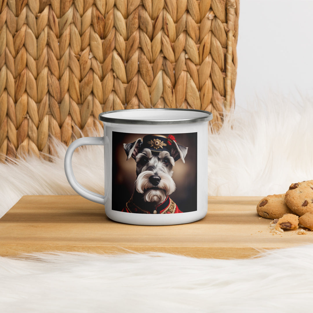 Miniature Schnauzer- Enamel Mug v3