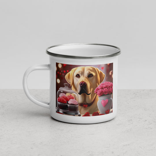 Labrador Retriever Romantic- Enamel Mug