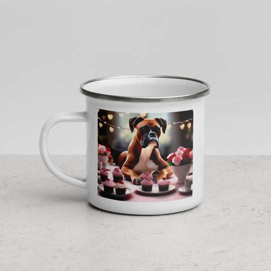 Boxer Romantic- Enamel Mug v3