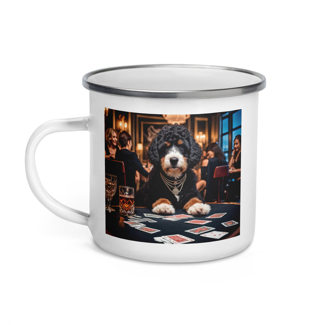 Bernedoodle General- Enamel Mug