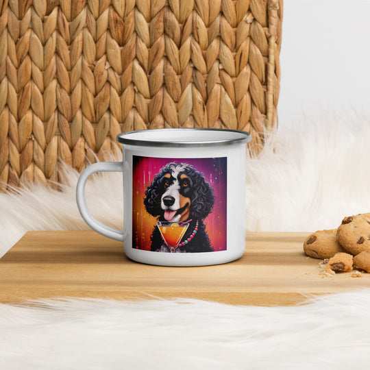 Bernedoodle General- Enamel Mug v6