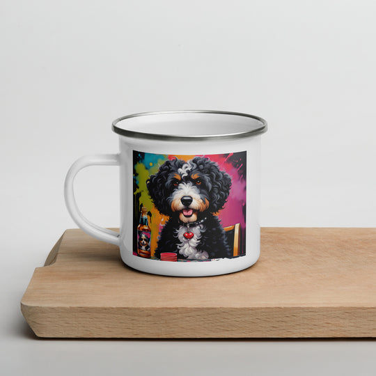 Bernedoodle General- Enamel Mug v10