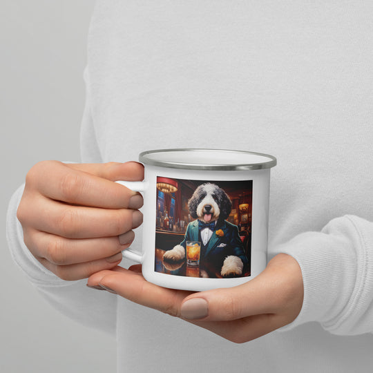 Bernedoodle General- Enamel Mug v9