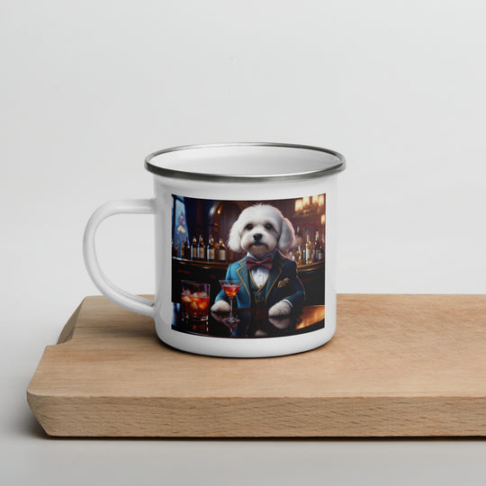 Cavachon- Enamel Mug v3