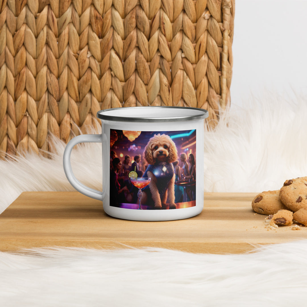 Cavapoo General- Enamel Mug v11