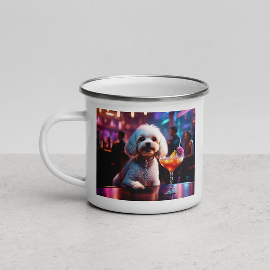 Cavapoo General- Enamel Mug v12