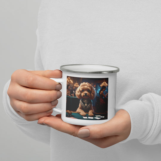 Cavapoo General- Enamel Mug v15